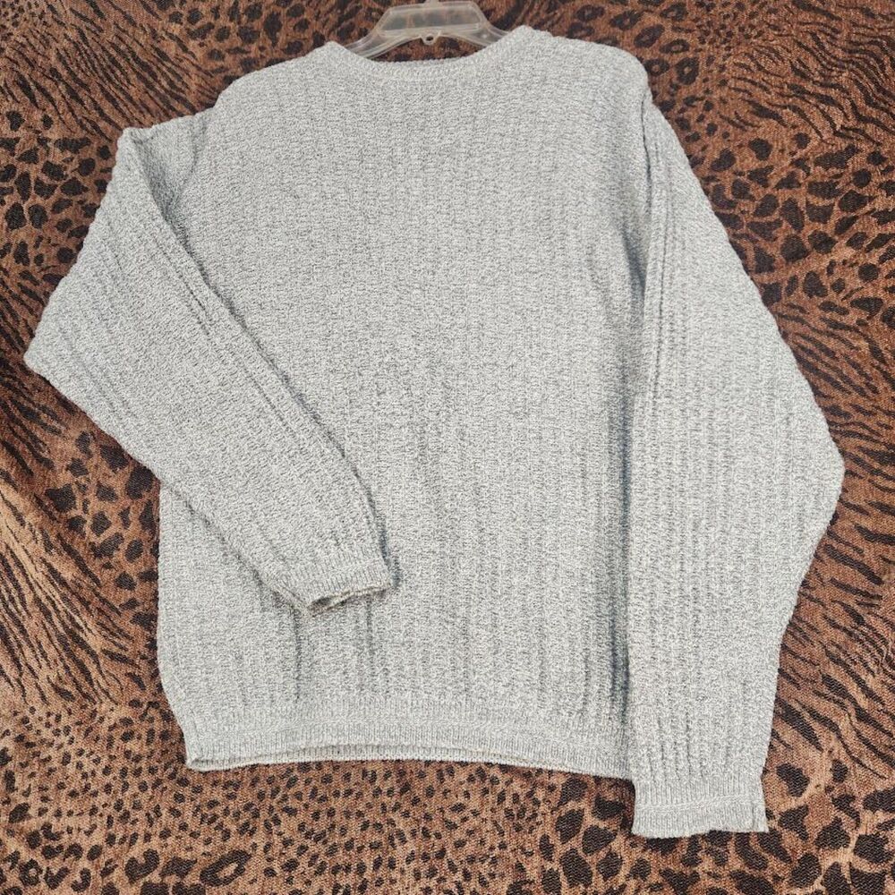 Vintage Bill Blass Men's Gray Sweater Size Small-Medium Made in The USA